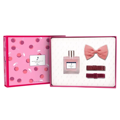 Jacadi Le Coffret Mademoiselle Petite Cerise -France Cadeau Soldes 2024 244375 jacadi petite cerise coffret avec barrettes vaporisateur 1 un 1000x1000 1