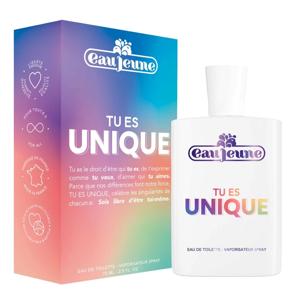 Eau Jeune - Eau De Toilette Tu Es Unique 75ml 1 Eau Jeune - Eau De Toilette Tu Es Unique 75ml