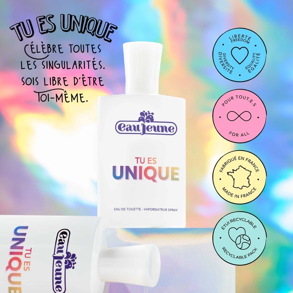 Eau Jeune - Eau De Toilette Tu Es Unique 75ml 5 Eau Jeune - Eau De Toilette Tu Es Unique 75ml – Image 5