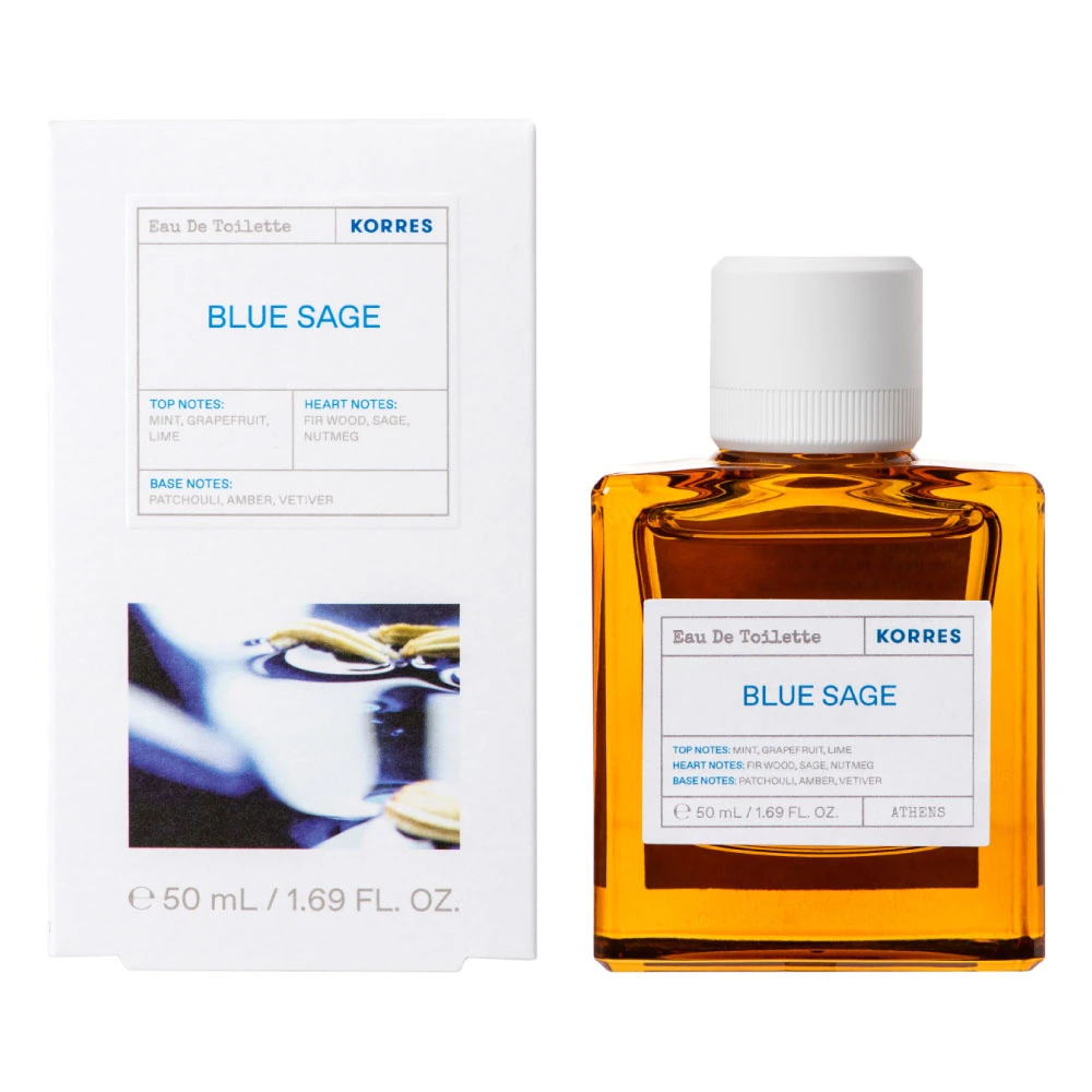 KORRES Eau De Toilette Blue Sage 50ml 1 KORRES Eau De Toilette Blue Sage 50ml