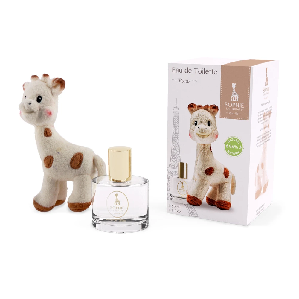 Coffret Eau De Toilette 50ml Sophie La Girafe + Sophie Peluche 1 Coffret Eau De Toilette 50ml Sophie La Girafe + Sophie Peluche