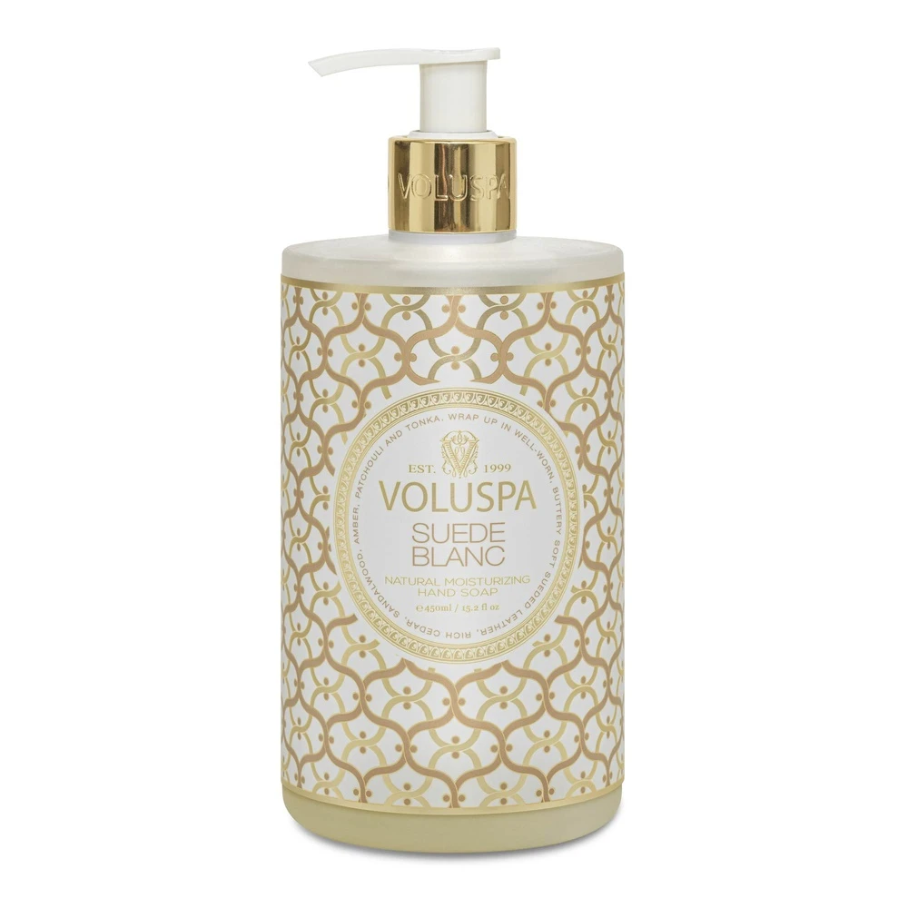 Voluspa SUEDE BLANC HANDSOAP 1 Voluspa SUEDE BLANC HANDSOAP