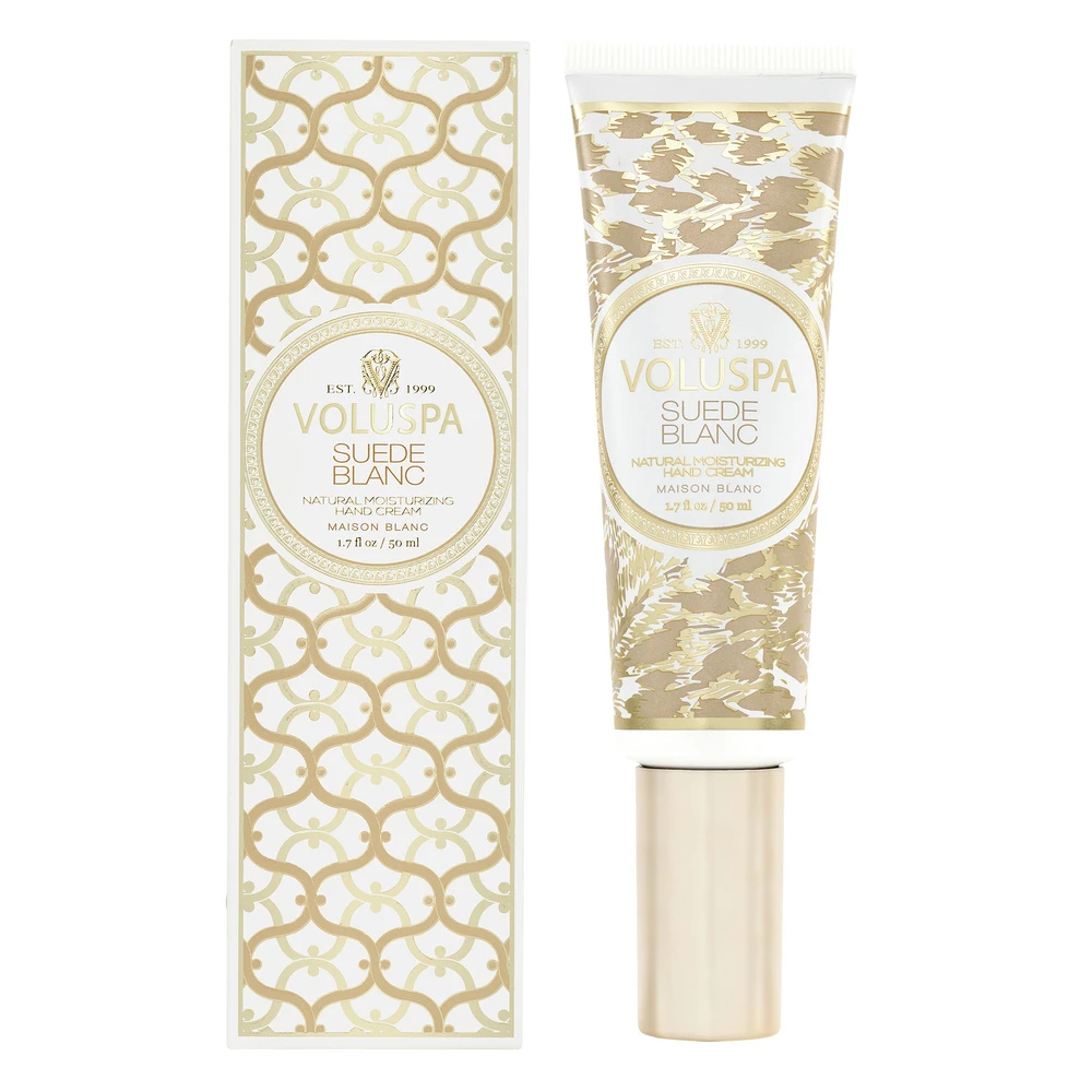 Voluspa SUEDE BLANC HANDCREAM 1 Voluspa SUEDE BLANC HANDCREAM