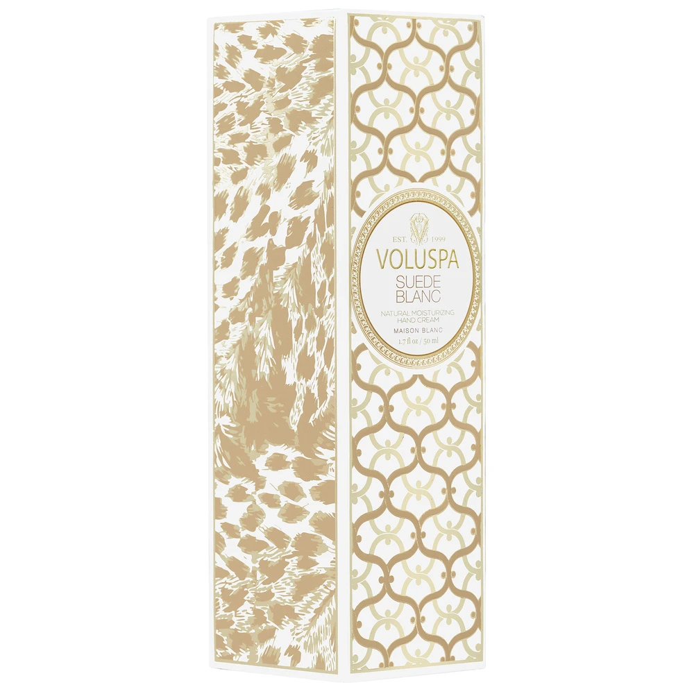 Voluspa SUEDE BLANC HANDCREAM 2 Voluspa SUEDE BLANC HANDCREAM – Image 2