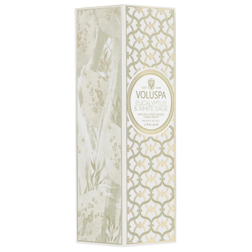Voluspa EUCALYPTUS WHITE SAGE HANDCREAM 2 Voluspa EUCALYPTUS WHITE SAGE HANDCREAM – Image 2
