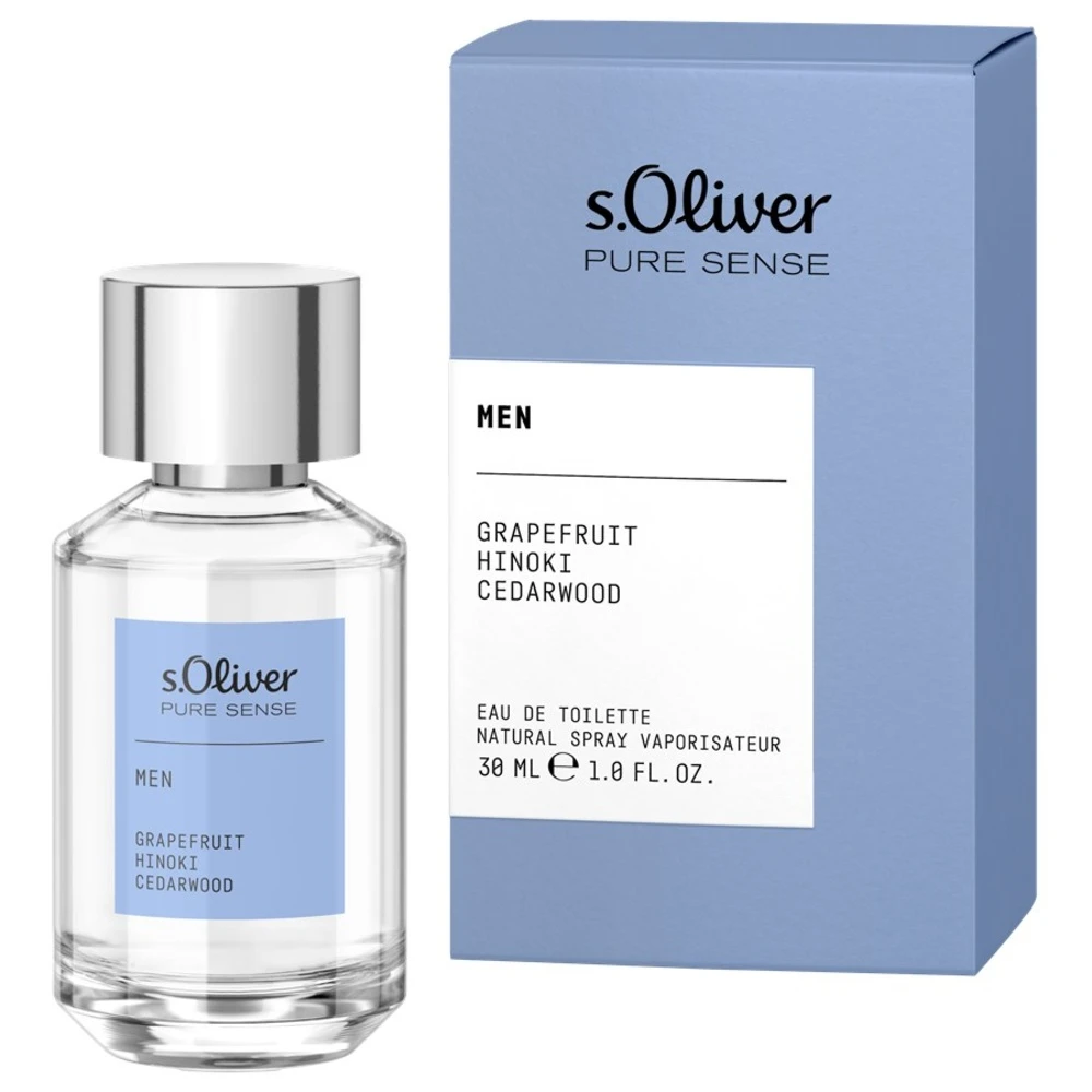 S.Oliver Pure Sense Men Eau De Toilette Spray 2 S.Oliver Pure Sense Men Eau De Toilette Spray – Image 2