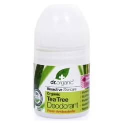 Dr Organic Tea Tree, Femmes, Déodorant, Déodorant Roll-on, 50 Ml, Tous Types De P